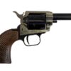 Heritage Barkeep 22 LR Revolver with Custom Scroll Wood Grip and 3 Inch Barrel