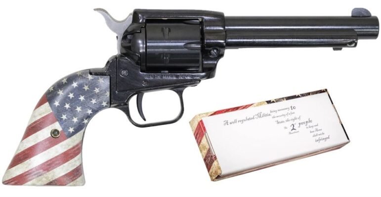Heritage Rough Rider 22LR Rimfire Revolver with 4.75-Inch Barrel and US ...